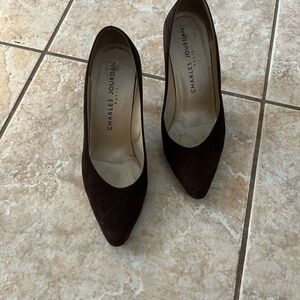 Charles Jourdan Women's Brown Pumps